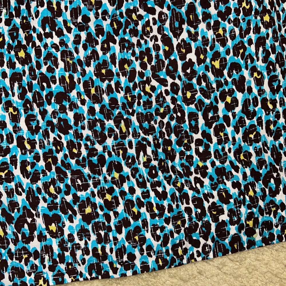 💙🤎♦️NWT Ruby Rd. Animal Print Dress🤎💙 - Picture 11 of 12